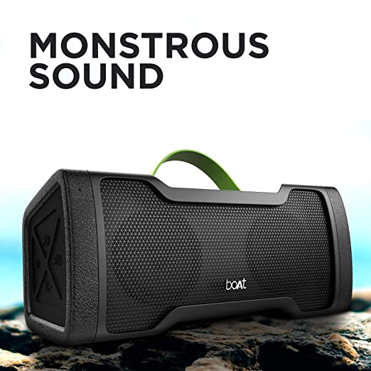 boAt Stone 1000 14W Bluetooth Speaker with 8 Hours Playback, Bluetooth v5.0 & IPX5(Black) boAt Stone 1000 14W Bluetooth Speaker with 8 Hours Playback, Bluetooth v5.0 & IPX5(Black)
